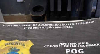 Mãe é presa ao tentar repassar droga para o filho na prisão